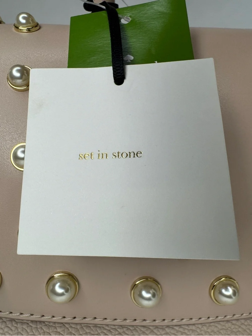 Kate Spade New York Serrano Place Pearl Dorina Beige Pink 249369 Bag NWT